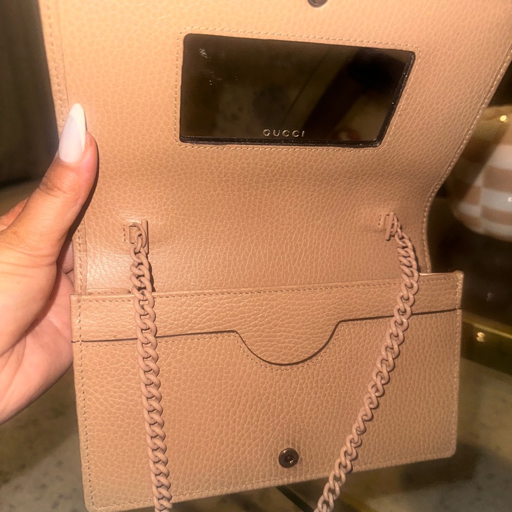 Gucci Marmont wallet chain bag